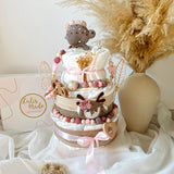 Windeltorte, Baby Geschenk, Windeltorte Hase, Geschenk Baby