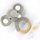 BAPTISM / BIRTH / BABY Gift Baby Rattle "Elephant"